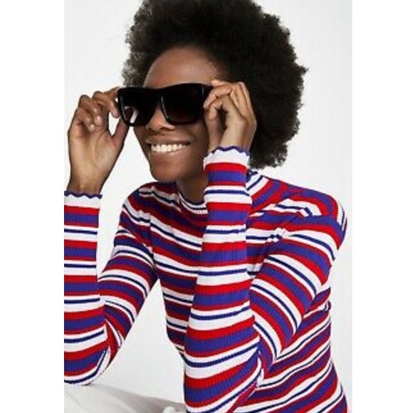 Zara | Ribbed knit high collar top - Picture 2 of 8